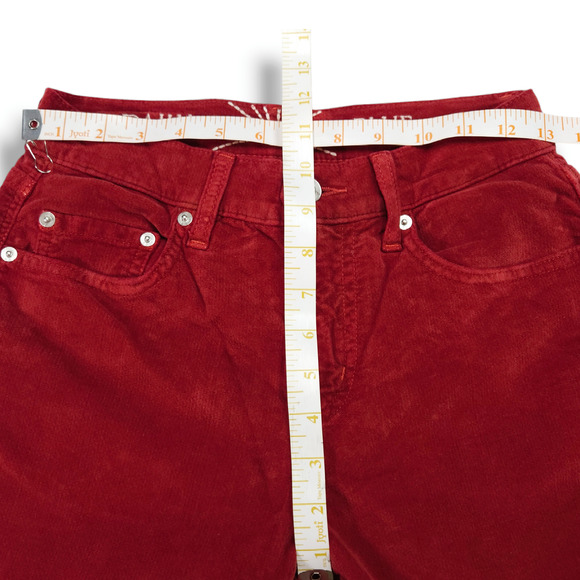 NWT Daily Blue Manya Organic Cotton Velveteen Denim Jeans Sz. 25 Swing [Ruby] - Picture 11 of 13